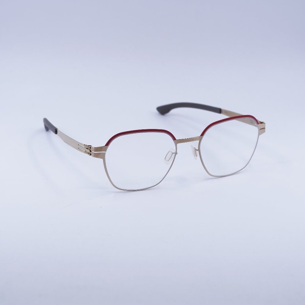IC! Berlin THEDA M16100 810 Eyeglasses Rose/Gold 51mm Geometric Frame